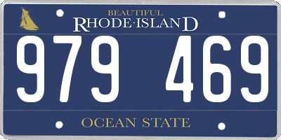 RI license plate 979469