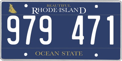 RI license plate 979471
