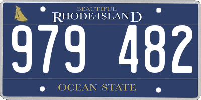 RI license plate 979482