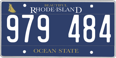 RI license plate 979484