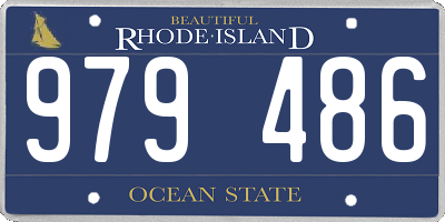 RI license plate 979486