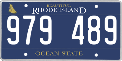 RI license plate 979489