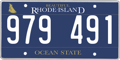RI license plate 979491