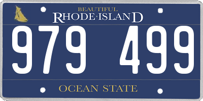 RI license plate 979499