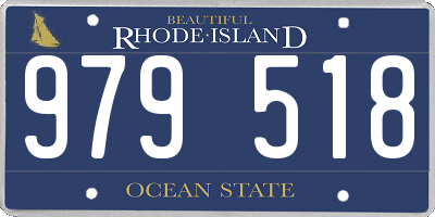 RI license plate 979518