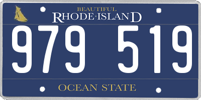 RI license plate 979519