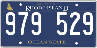 RI license plate 979529