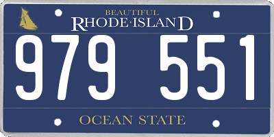 RI license plate 979551