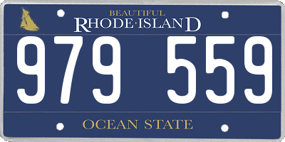 RI license plate 979559