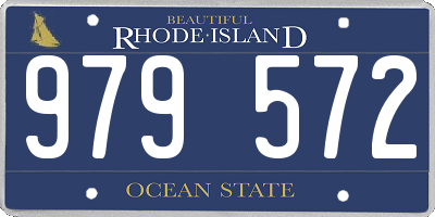 RI license plate 979572