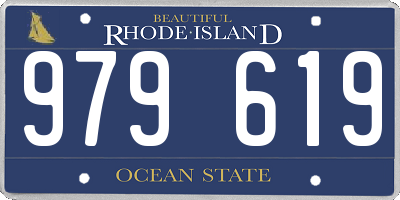 RI license plate 979619