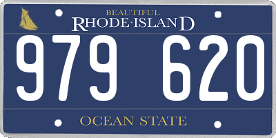 RI license plate 979620