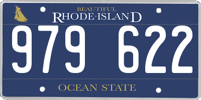 RI license plate 979622