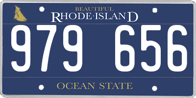 RI license plate 979656