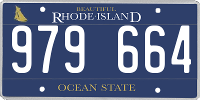 RI license plate 979664