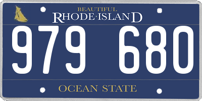 RI license plate 979680