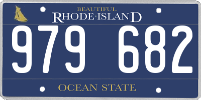 RI license plate 979682