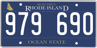 RI license plate 979690