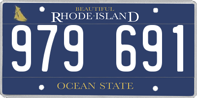 RI license plate 979691