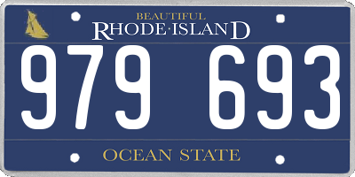 RI license plate 979693