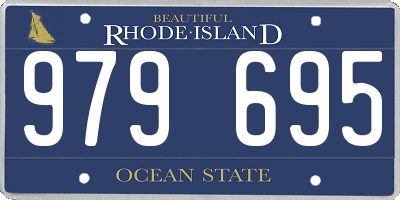 RI license plate 979695