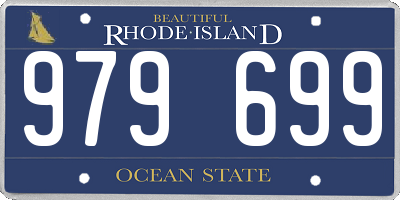 RI license plate 979699