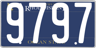 RI license plate 9797