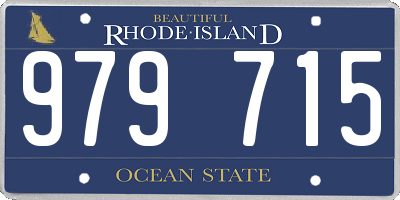 RI license plate 979715