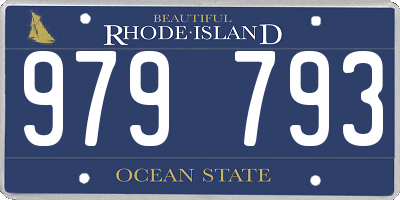RI license plate 979793