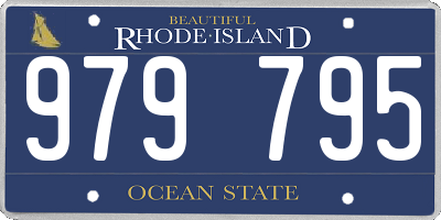 RI license plate 979795