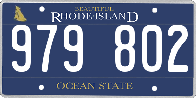 RI license plate 979802