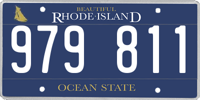 RI license plate 979811