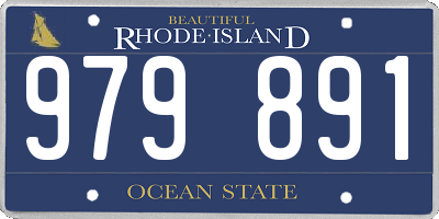 RI license plate 979891