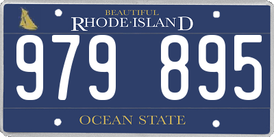 RI license plate 979895