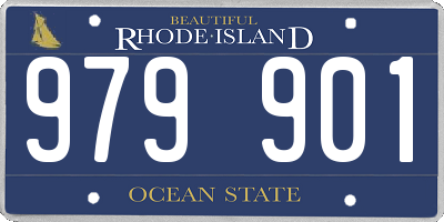 RI license plate 979901