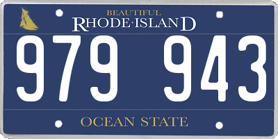 RI license plate 979943