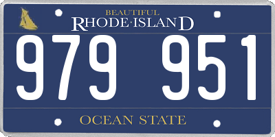 RI license plate 979951