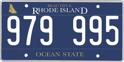 RI license plate 979995