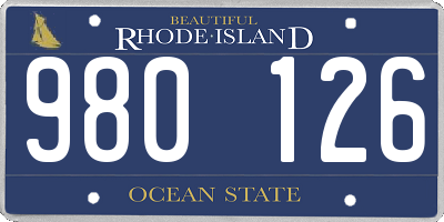 RI license plate 980126