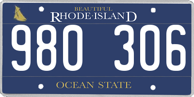 RI license plate 980306