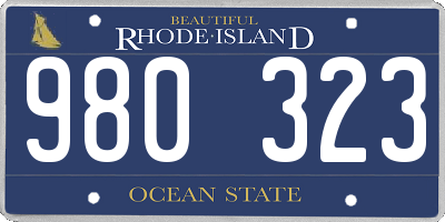 RI license plate 980323