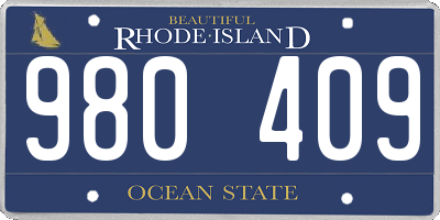 RI license plate 980409