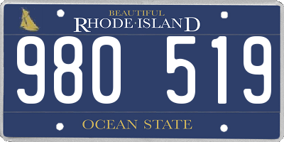 RI license plate 980519