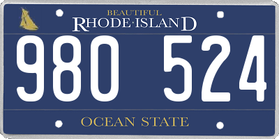 RI license plate 980524