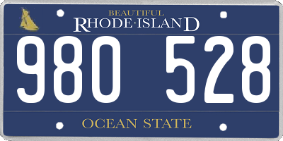 RI license plate 980528