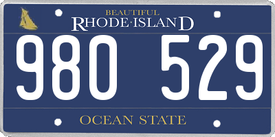 RI license plate 980529