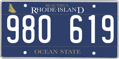 RI license plate 980619