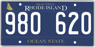 RI license plate 980620
