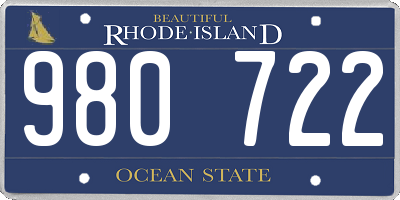 RI license plate 980722