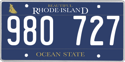 RI license plate 980727